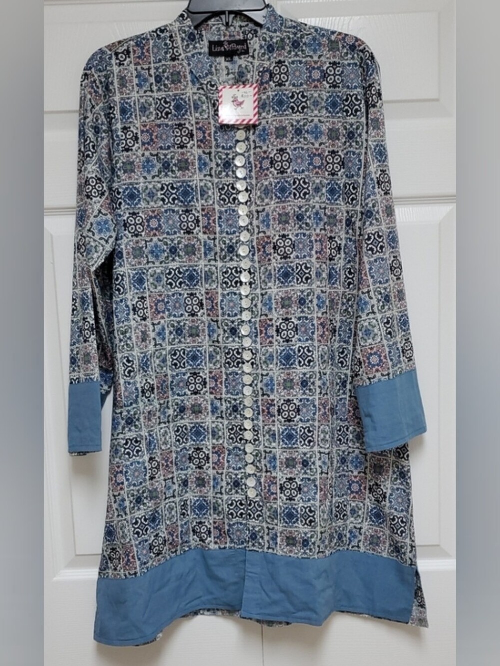 Liza Byrd Tile Print Dress